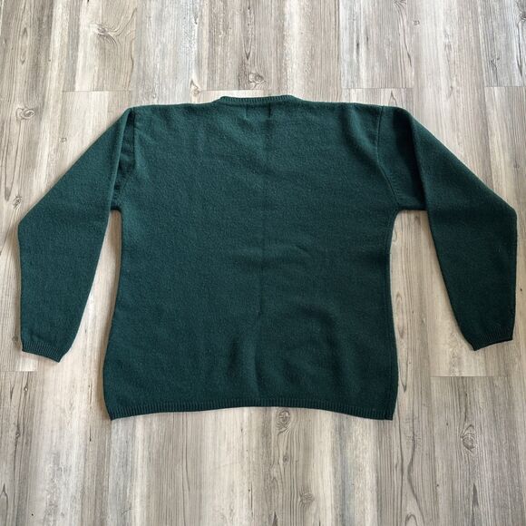 VINTAGE Woolrich Sweater 100% Lambswool Wool Crewneck Size Large - Picture 7 of 10